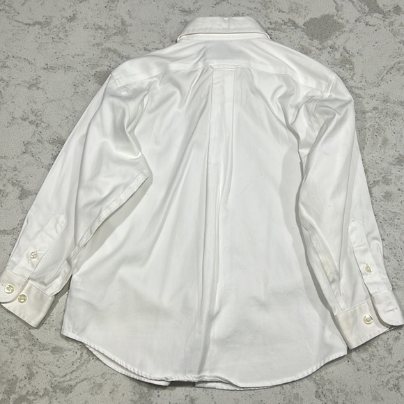 Boys Land’s End Button Down - Size 6 - White- Like New - Smoke & Pet Free Home - Picture 4 of 5